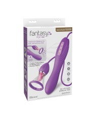 FANTASY FOR HER ULTIMATE PLEASURE MAX MANGUERA DE SUCCION CON LENGUA ESTIMULADORA MORADO