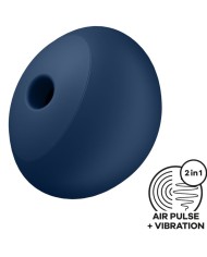 SATISFYER AIR POWER 4 ESTIMULADOR VIBRADOR 12 VIBRACIONES AZUL