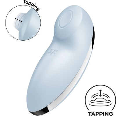 SATISFYER TAP CLIMAX 2 VIBRADOR ESTIMULADOR AZUL