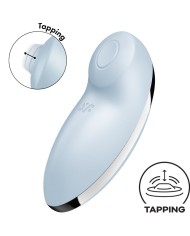SATISFYER TAP CLIMAX 2 VIBRADOR ESTIMULADOR AZUL