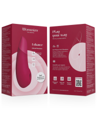 WOMANIZER ENHANCE ESTIMULADOR DE CLITORIS ROSA VIBRANTE