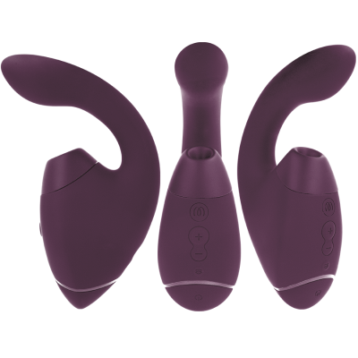 WOMANIZER DUO NEXT ESTIMULADOR VIBRADOR DUAL CLITORIS PUNTOG MORADO
