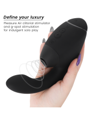 WOMANIZER DUO NEXT ESTIMULADOR VIBRADOR DUAL CLITORIS PUNTOG NEGRO