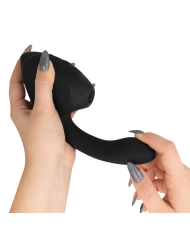WOMANIZER DUO NEXT ESTIMULADOR VIBRADOR DUAL CLITORIS PUNTOG NEGRO
