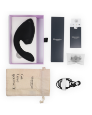 WOMANIZER DUO NEXT ESTIMULADOR VIBRADOR DUAL CLITORIS PUNTOG NEGRO