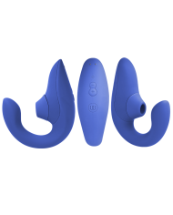 WOMANIZER BLEND ESTIMULADOR VIBRADOR RABBIT AZUL
