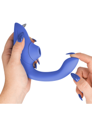 WOMANIZER BLEND ESTIMULADOR VIBRADOR RABBIT AZUL