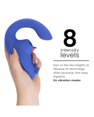 WOMANIZER BLEND ESTIMULADOR VIBRADOR RABBIT AZUL
