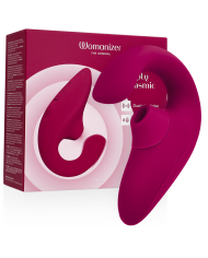 WOMANIZER BLEND ESTIMULADOR VIBRADOR RABBIT FUCSIA