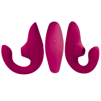 WOMANIZER BLEND ESTIMULADOR VIBRADOR RABBIT FUCSIA