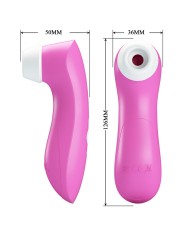 ROMANCE SUCCIONADOR DE CLITORIS CON TECNOLOGIA DE PULSACION ROSA