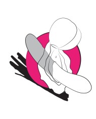 ROMP PINK PEACH SUCCIONADOR DE CLITORIS FORMA MELOCOTON
