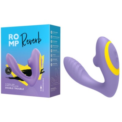 ROMP REVERB ESTIMULADOR PUNTO G Y SUCCIONADOR DE CLITORIS LILA