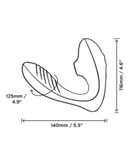 ROMP REVERB ESTIMULADOR PUNTO G Y SUCCIONADOR DE CLITORIS LILA