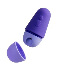 ROMP FREE X ESTIMULADOR DE CLITORIS CON TAPA 10 NIVELES RECARGABLE MORADO