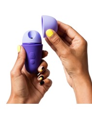 ROMP FREE X ESTIMULADOR DE CLITORIS CON TAPA 10 NIVELES RECARGABLE MORADO