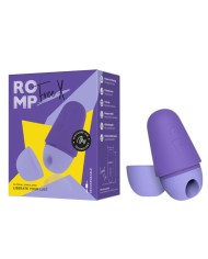ROMP FREE X ESTIMULADOR DE CLITORIS CON TAPA 10 NIVELES RECARGABLE MORADO