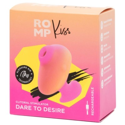 ROMP KISS SUCCIONADOR DE CLITORIS VIBRADOR DE DEDO RECARGABLE