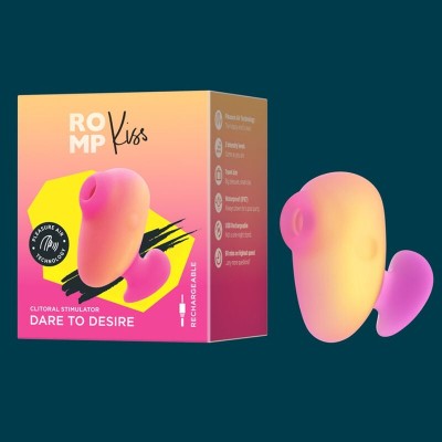 ROMP KISS SUCCIONADOR DE CLITORIS VIBRADOR DE DEDO RECARGABLE