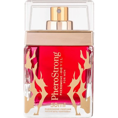 PHEROSTRONG PERFUME CON FEROMONAS DEVIL PARA HOMBRE 50 ML