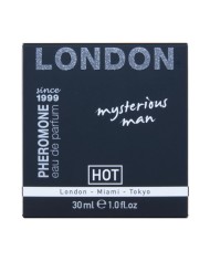 HOT PERFUME CON FEROMONAS LONDON MYSTERIOUS HOMBRE 30 ML