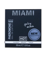 HOT PERFUME CON FEROMONAS MIAMI SPICY HOMBRE 30 ML