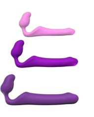 ADRIEN LASTIC - QUEENS STRAP-ON FLEXIBLE ROSA TALLA SD-237042
