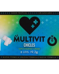 WUG multivit- El chicle funcional multivitamínico sabor tropical BLISTER 8 UDSD-246177