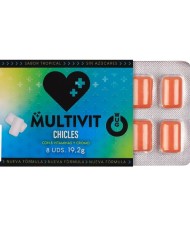 WUG multivit- El chicle funcional multivitamínico sabor tropical BLISTER 8 UDSD-246177