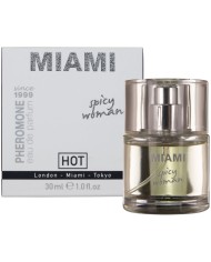 HOT PERFUME CON FEROMONAS MIAMI SPICY MUJER 30 ML