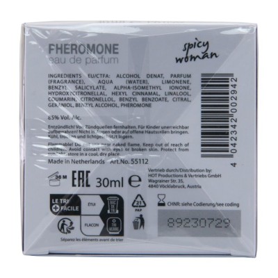 HOT PERFUME CON FEROMONAS MIAMI SPICY MUJER 30 ML