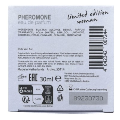 HOT PERFUME CON FEROMONAS DUBAI EDICION LIMITADA MUJER 30 ML