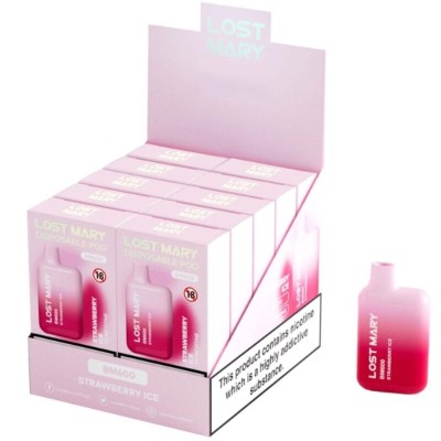 LOST MARY BM600 VAPER NICOTINA 2 DESECHABLE SABOR FRESA HELADA