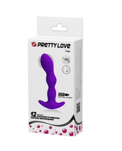 PRETTY LOVE MASAJEADOR ANAL 12 MODOS VIBRACION LILA PRETTY LOVE MASAJEADOR ANAL 12 MODOS VIBRACION LILA