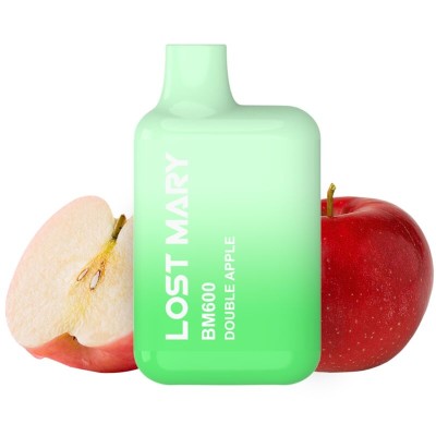 LOST MARY BM600 VAPER NICOTINA 2 DESECHABLE SABOR DOBLE MANZANA