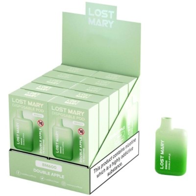 LOST MARY BM600 VAPER NICOTINA 2 DESECHABLE SABOR DOBLE MANZANA
