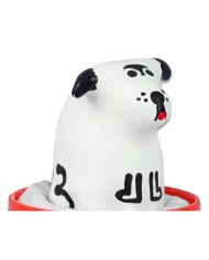 CONDOMERIE PRESERVATIVO DECORATIVO PINTADO A MANO PERRO DALMATA