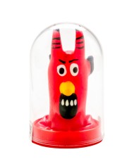 CONDOMERIE PRESERVATIVO DECORATIVO PINTADO A MANO DIABLO ROJO