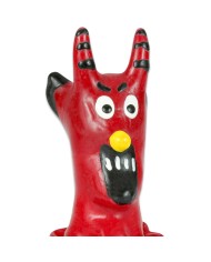 CONDOMERIE PRESERVATIVO DECORATIVO PINTADO A MANO DIABLO ROJO