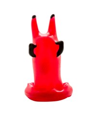CONDOMERIE PRESERVATIVO DECORATIVO PINTADO A MANO DIABLO ROJO