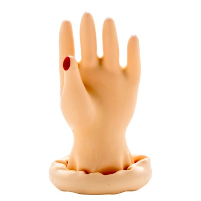 CONDOMERIE PRESERVATIVO DECORATIVO PINTADO A MANO PALMA DE LA MANO MODELO 1