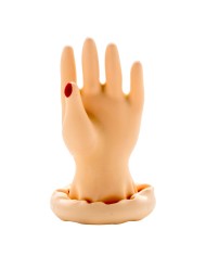 CONDOMERIE PRESERVATIVO DECORATIVO PINTADO A MANO PALMA DE LA MANO MODELO 1