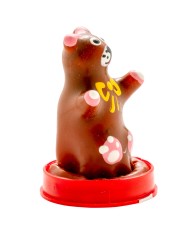 CONDOMERIE PRESERVATIVO DECORATIVO PINTADO A MANO OSO DE PELUCHE