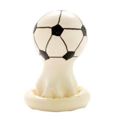 CONDOMERIE PRESERVATIVO DECORATIVO PINTADO A MANO FUTBOL AMERICANO