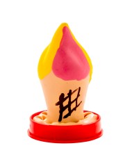 CONDOMERIE PRESERVATIVO DECORATIVO PINTADO A MANO HELADO