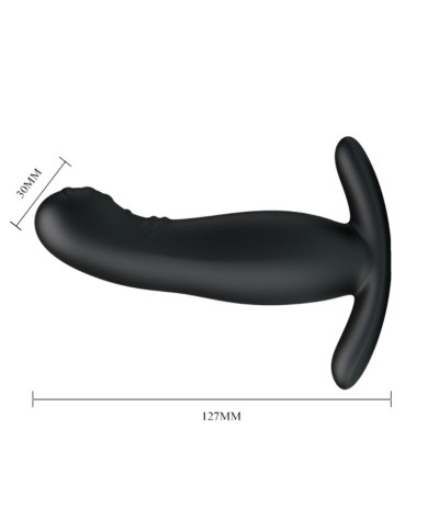 MR PLAY MASAJEADOR DE PROSTATA NEGRO RECARGABLE MR PLAY MASAJEADOR DE PROSTATA NEGRO RECARGABLE