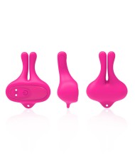 ARMONY PINZAS PARA PEZONES MAGNETICA CON VIBRACION FORMA CONEJO ROSA