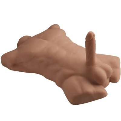 SILEXD APOLLO L TORSO REALISTICO MASCULINO CARAMELO