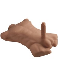 SILEXD APOLLO L TORSO REALISTICO MASCULINO CARAMELO