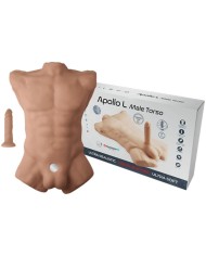 SILEXD APOLLO L TORSO REALISTICO MASCULINO CARAMELO